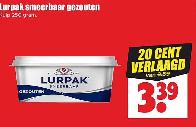 Lurpak smeerbaar gezouten
