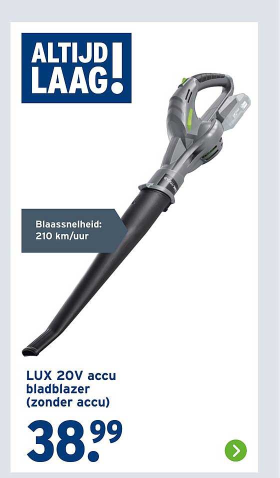 LUX 20V accu bladblazer (zonder accu)
