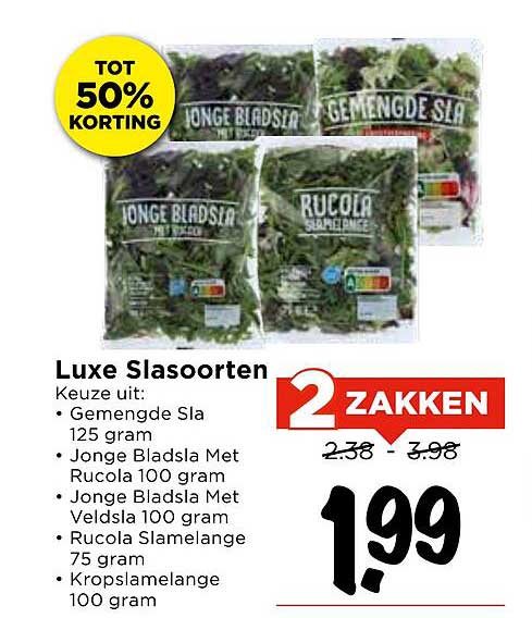 Luxe Sla Soorten