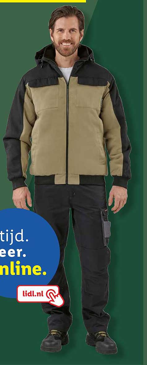 Luxe werkjack en -broek voor een scherpe prijs