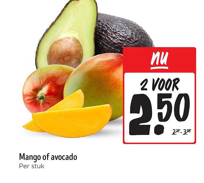 Mango of avocado