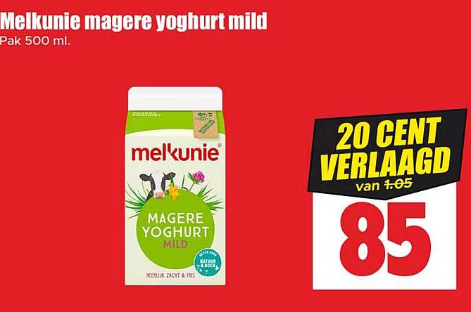 Melkunie magere yoghurt mild