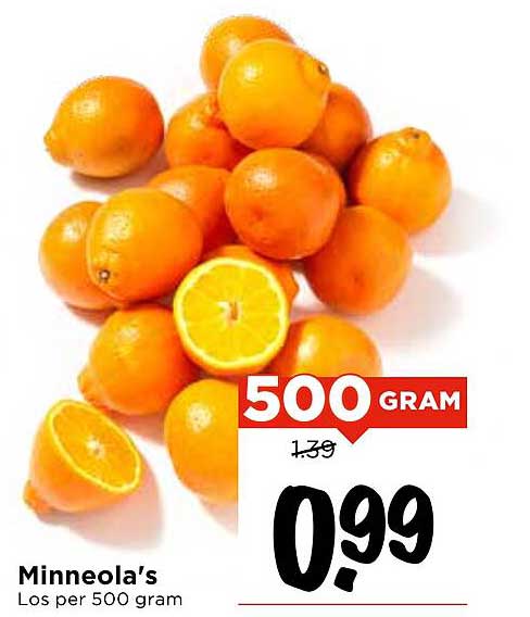 Minneola's Los per 500 gram