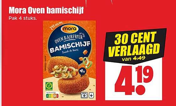 Mora Oven bamischijf