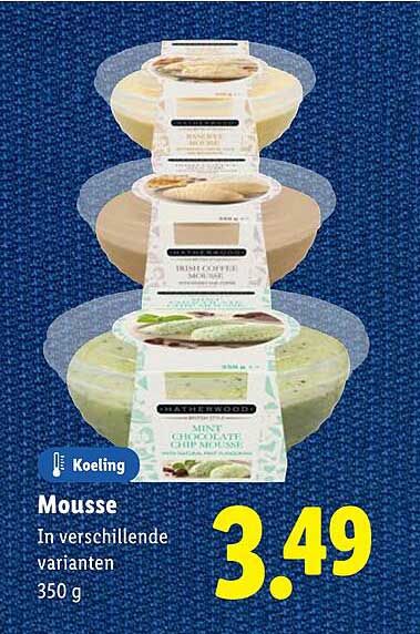 Mousse in verschillende varianten 350 g