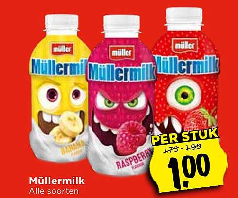 Müllermilk Alle soorten