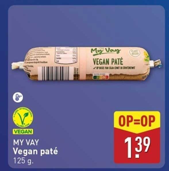 MY VAY Vegan paté 125 g.