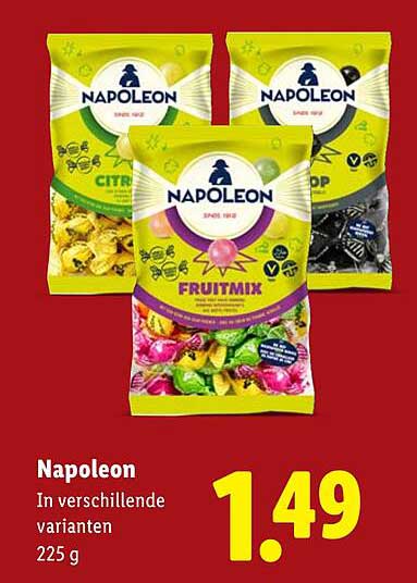 Napoleon In verschillende varianten 225 g