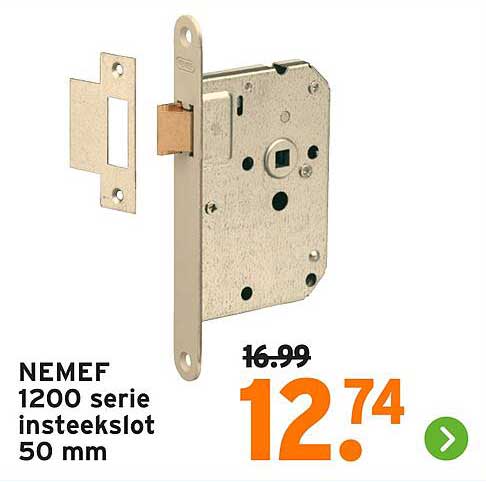 NEMEF 1200 serie insteekslot 50 mm