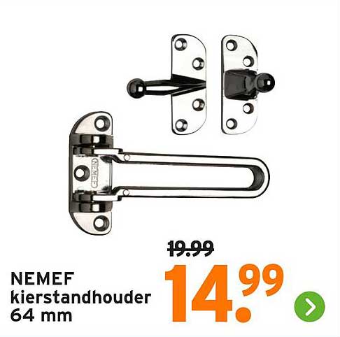 NEMEF kierstandhouder 64 mm