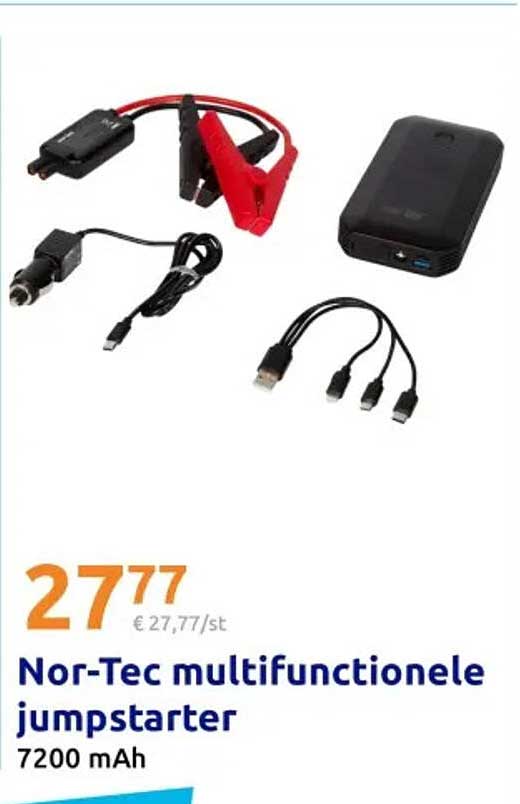 Nor-Tec multifunctionele jumpstarter