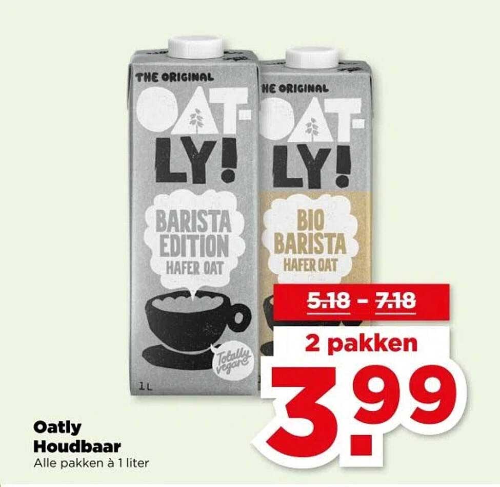 Oatly Houdbaar - Alle pakken à 1 liter