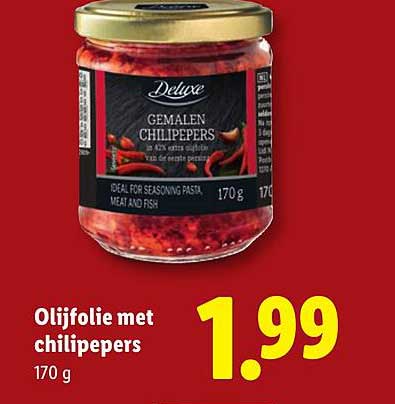 Olijfolie met chilipepers