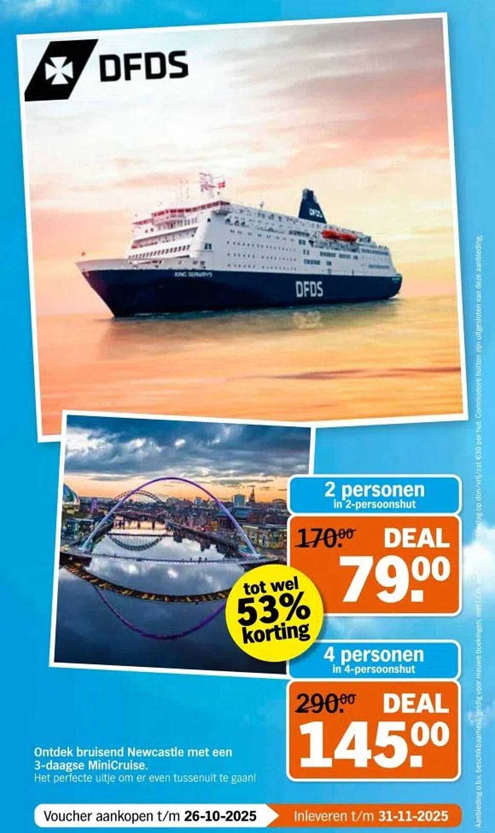 Ontdek bruisend Newcastle met een 3-daagse MiniCruise.