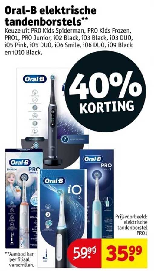 Oral-B elektrische tandenborstels