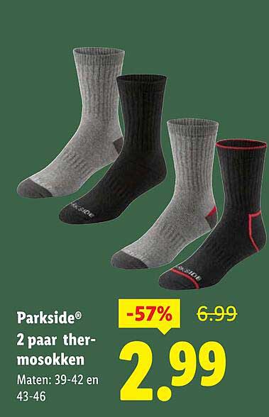 Parkside® 2 paar thermosokken