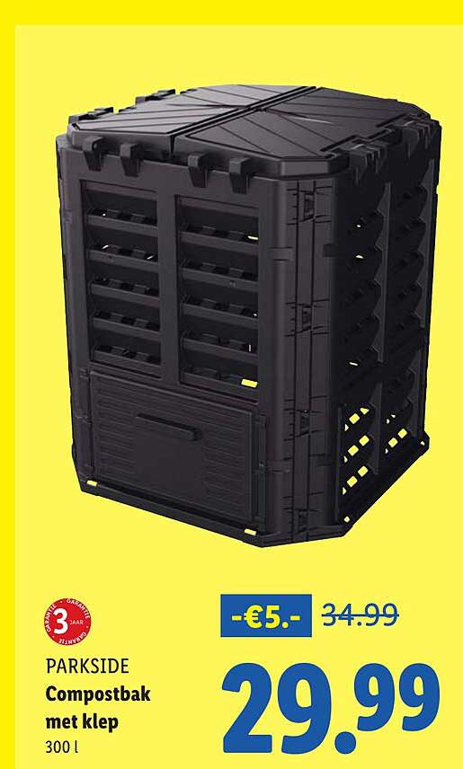 Parkside Compostbak met klep