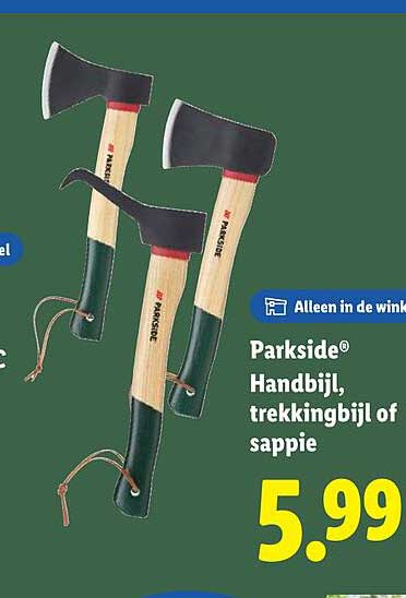 Parkside® Handbijl, trekkingbijl of sappie