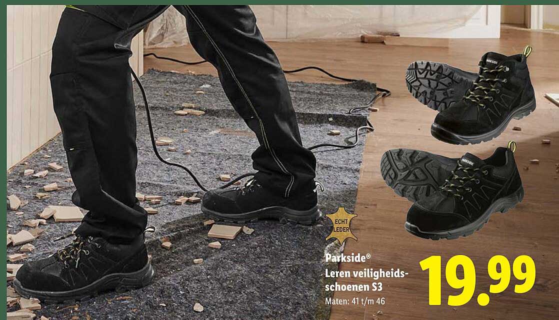 Parkside® Leren veiligheids-schoenen S3