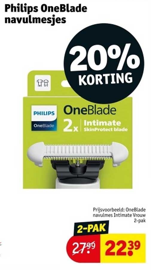 Philips OneBlade navulmesjes