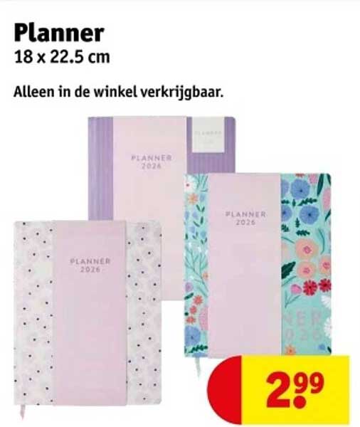 Planner 18 x 22.5 cm