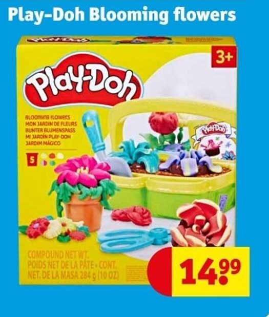 Play-Doh Blooming flowers