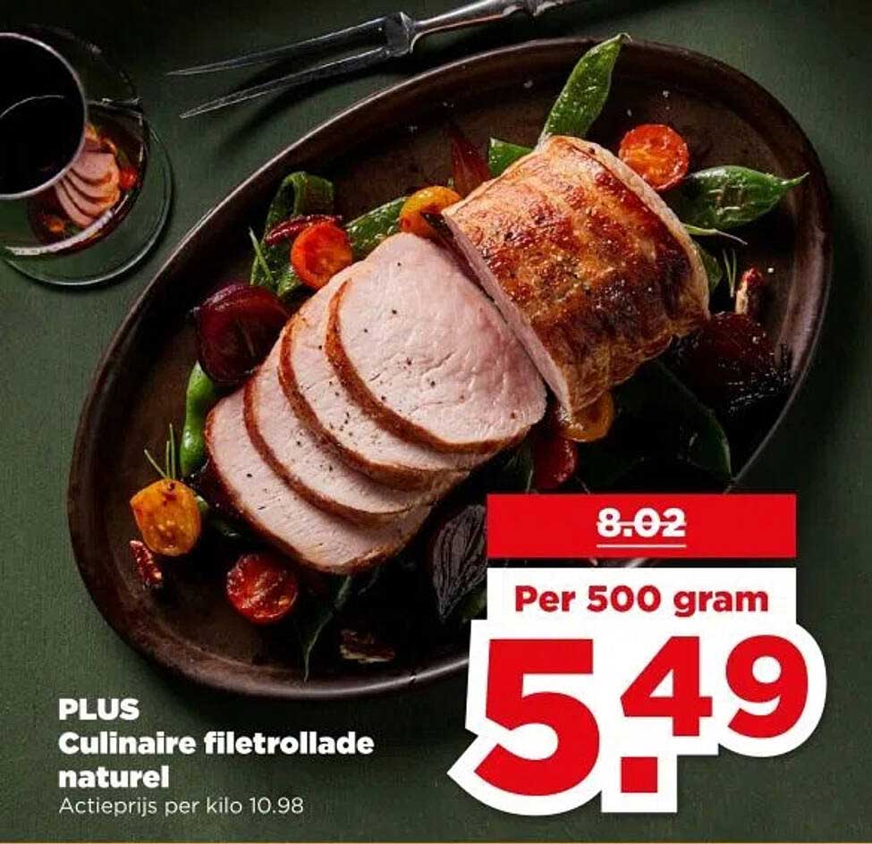 PLUS Culinair filetrollade naturel