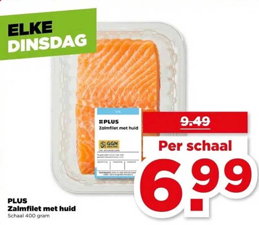 PLUS Zalmfilet met huid