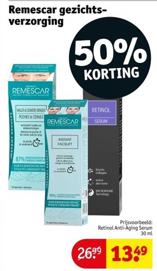 Remescar gezichts-verzorging