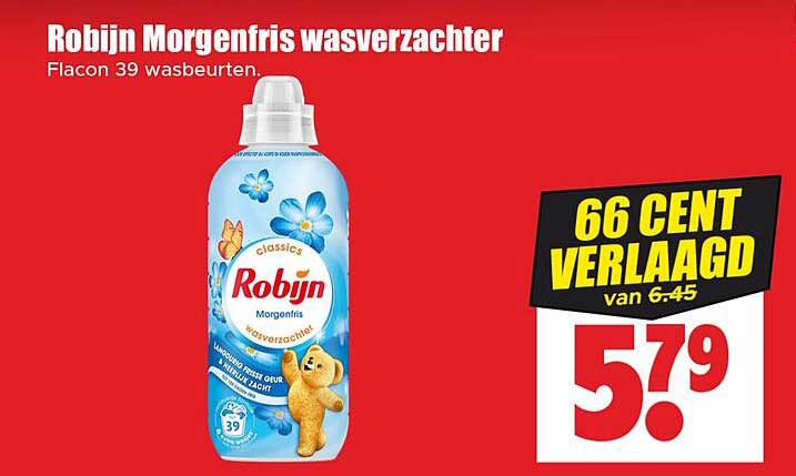 Robijn Morgenfris wasverzachter