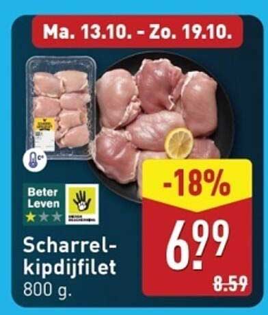 Scharrel-kipdijfilet 800 g