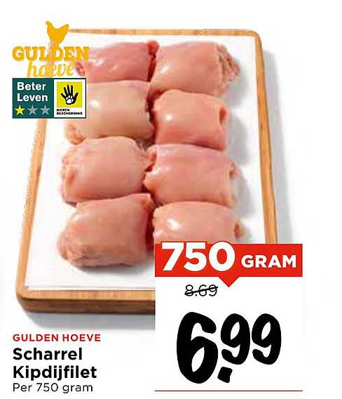Scharrel Kipdijfilet Per 750 gram