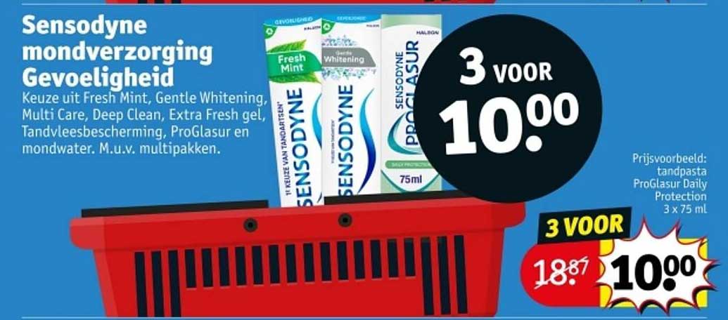 Sensodyne mondverzorging Gevoeligheid