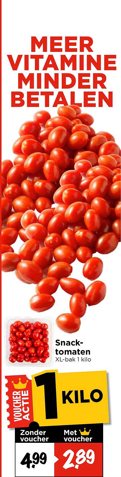 Snack-tomaten XL-bak 1 kilo