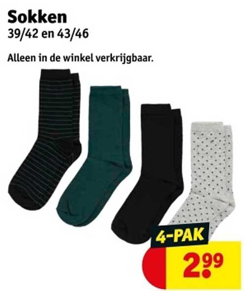 Sokken 39/42 en 43/46
