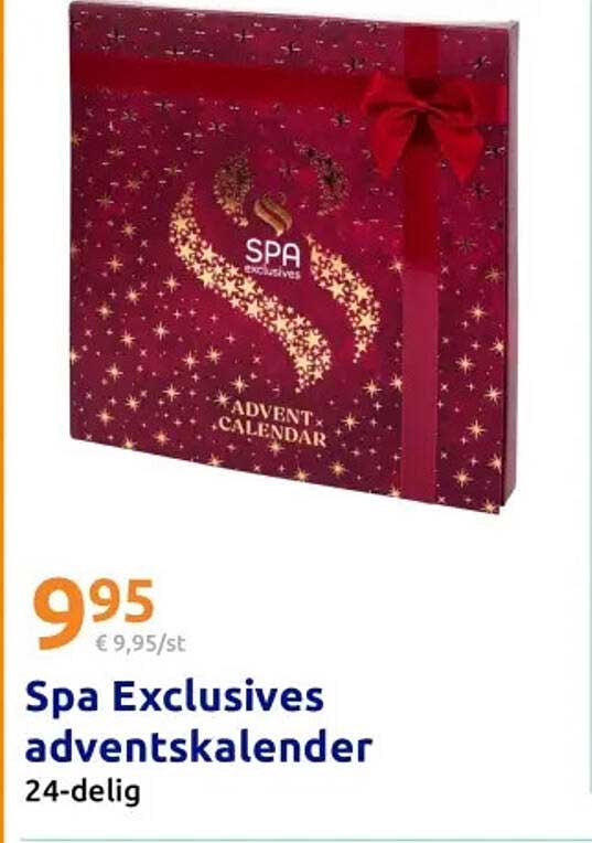 Spa Exclusives adventskalender 24-delig