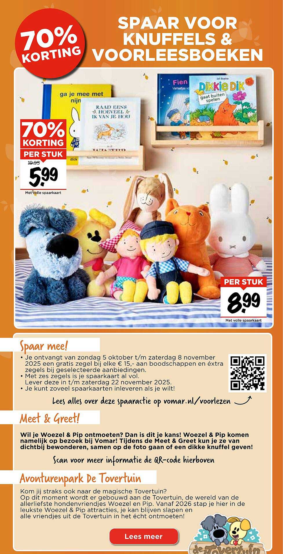 SPAAAR VOOR KNUFFELS & VOORLEESBOEKEN