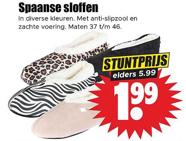 Spaans sloffen