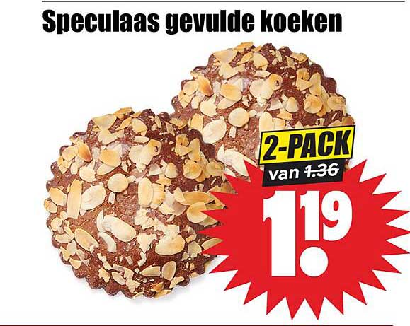 Speculaas gevulde koeken