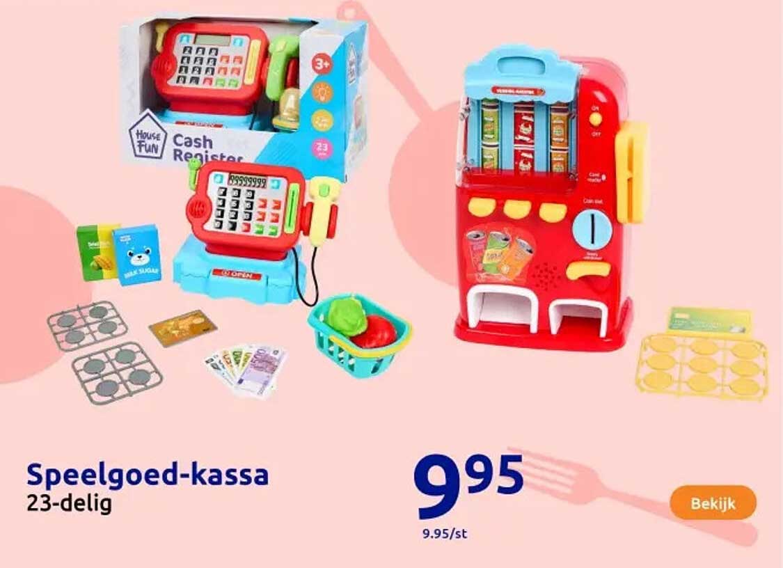 Speelgoed-kassa 23-delig