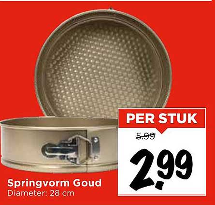 Springvorm Goud