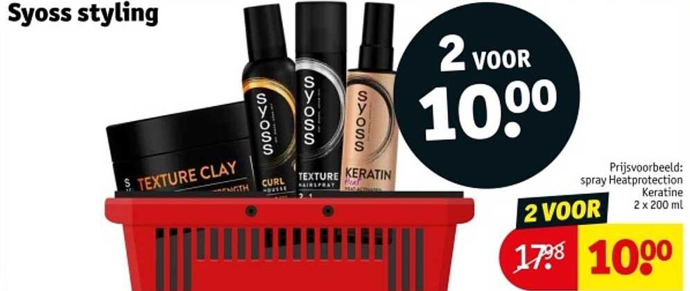 Syoss styling 2 voor 10,00