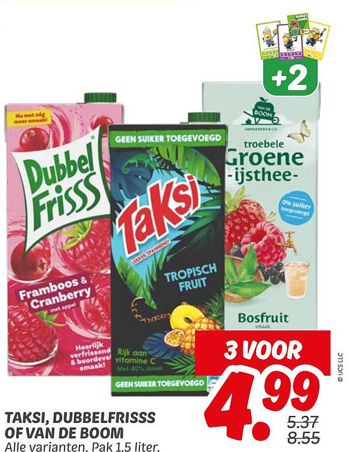 TAKSI, DUBBELFRISSS OF VAN DE BOOM