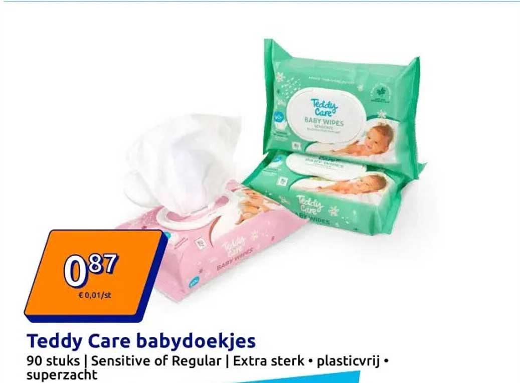 Teddy Care babydoekjes