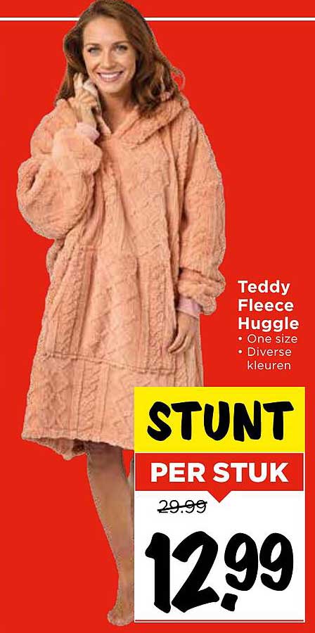 Teddy Fleece Huggle