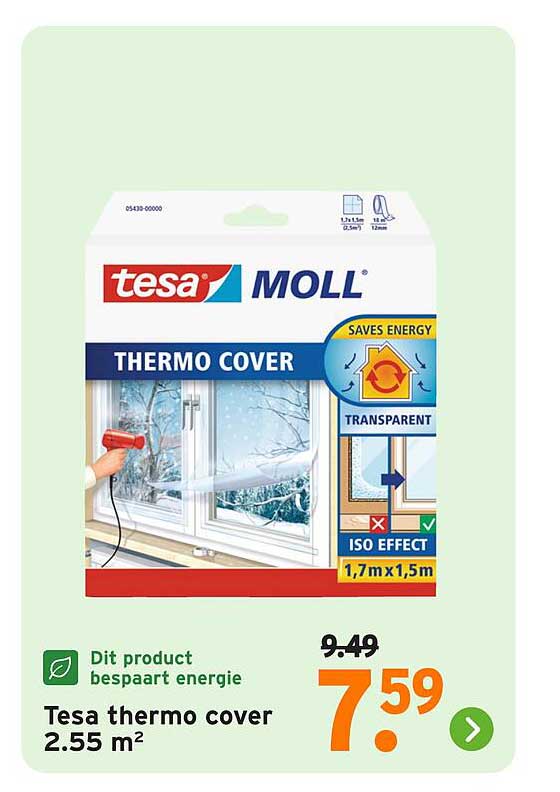 Tesa thermo cover 2.55 m²