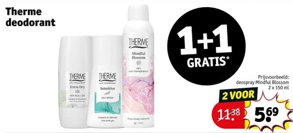 Therme deodorant 1+1 GRATIS