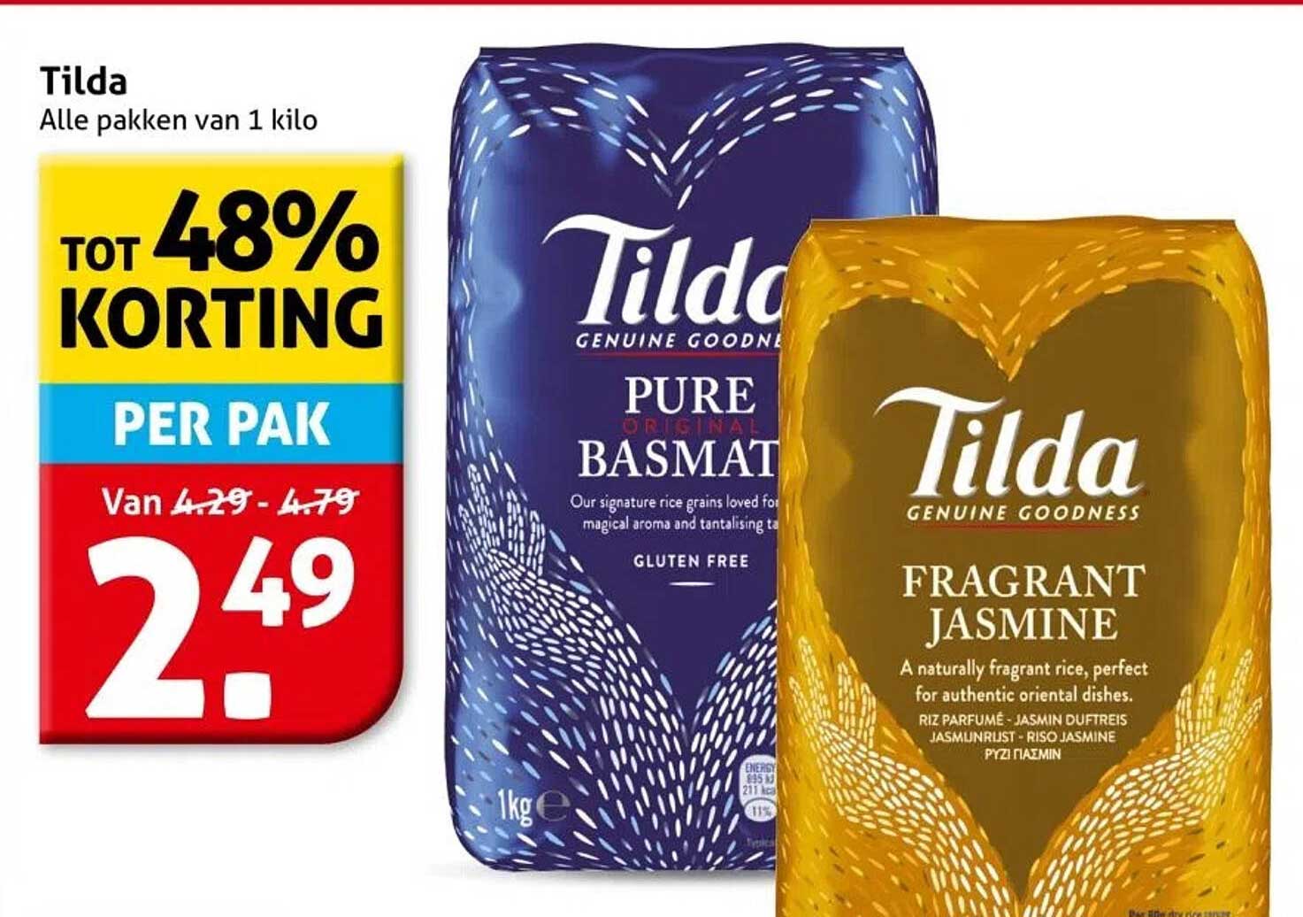 Tilda - Alle pakken van 1 kilo