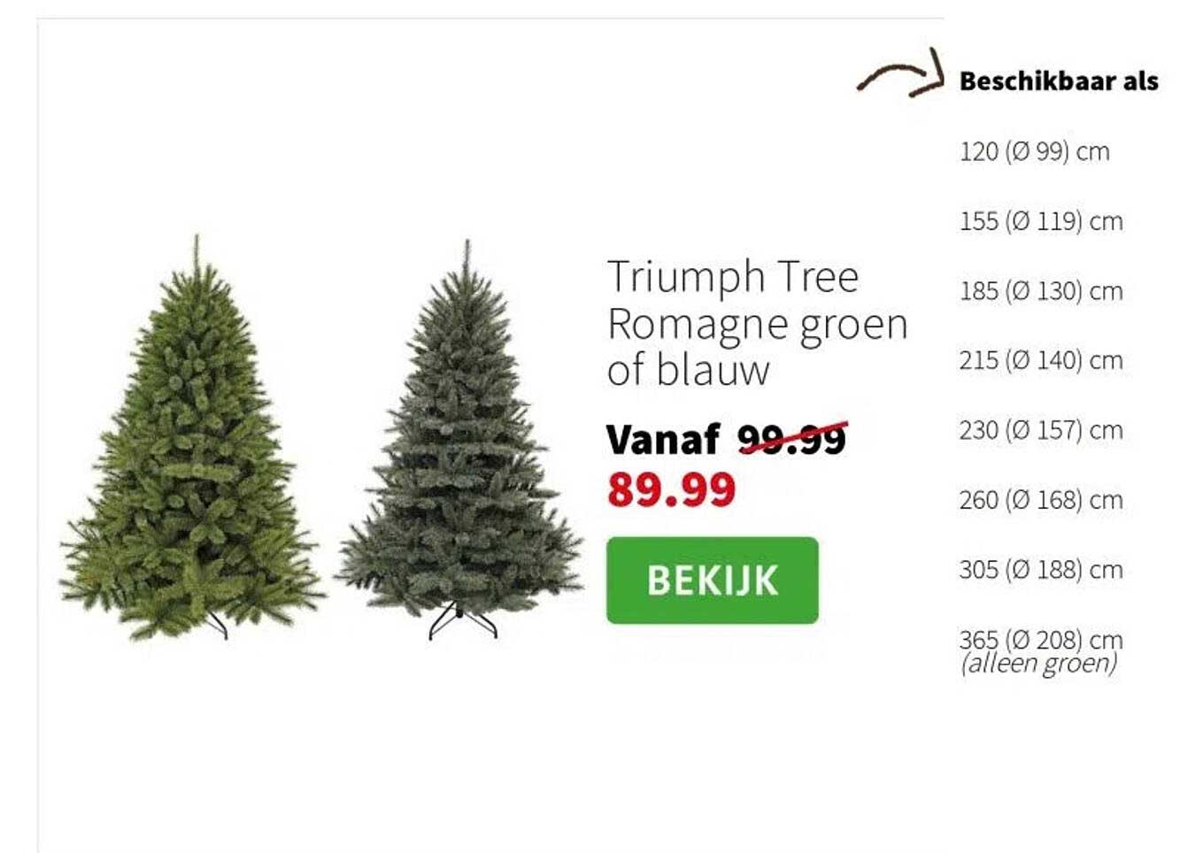 Triumph Tree Romagne groen of blauw