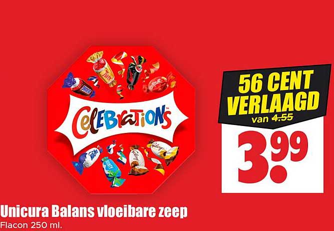 Unicura Balans vloeibare zeep Flacon 250 ml.